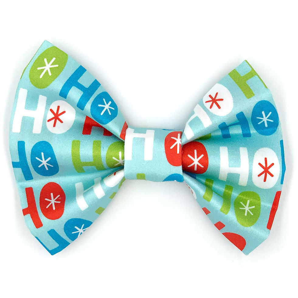 Bowtie "Jolly Jingle Crew" - Santa Laughs