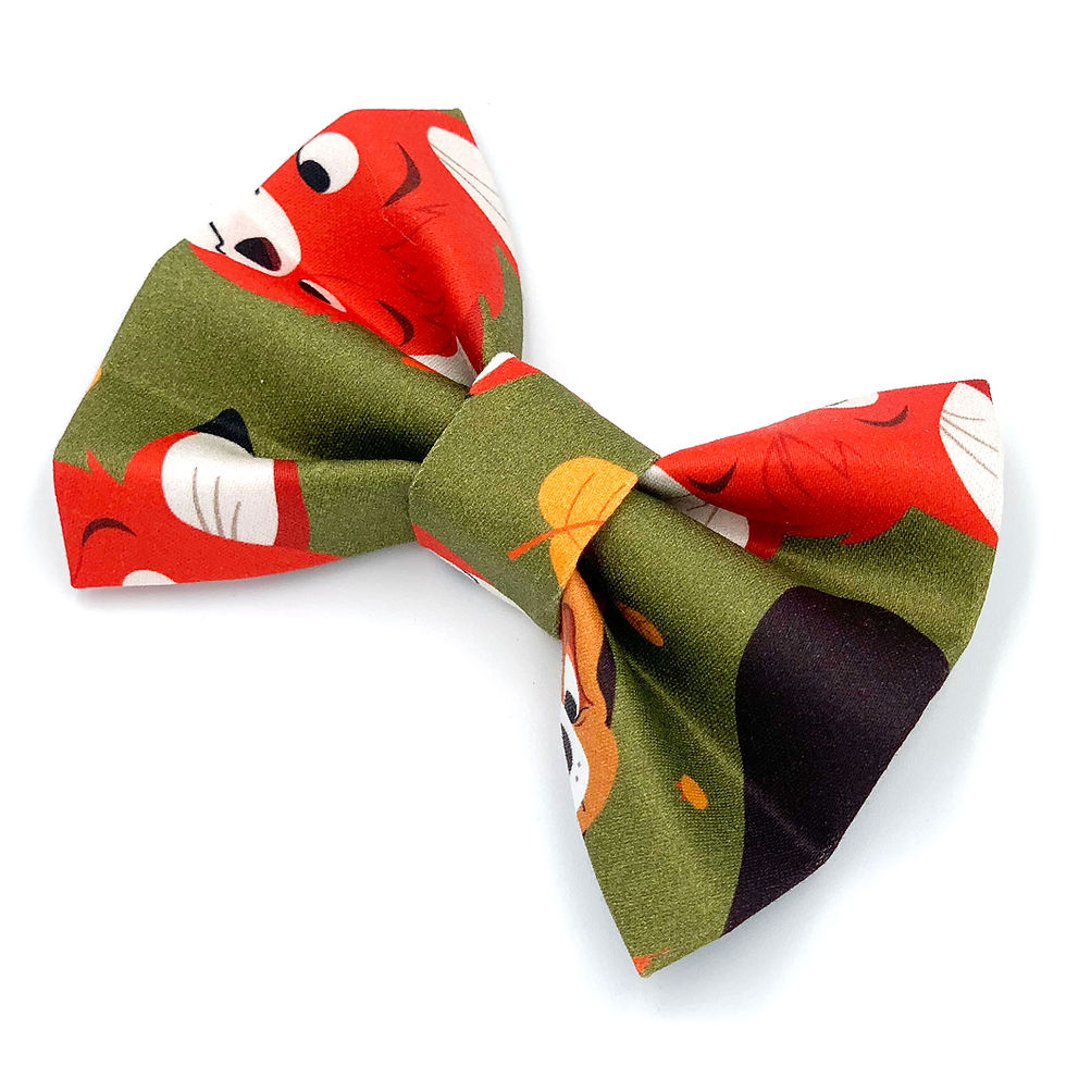 Miniatura: Bowtie "The Fox & The Hound" - Mossy Green