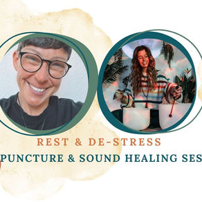 Rest & de-stress: Acupuncture & sound session - Tuesday 16th December