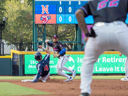 Images from the Jacksonville Jumbo Shrimp's recent home stand against the Nassau Sounds at Vystar Ballpark in Jacksonville, Fla. (Photos/Michael Hornstein)