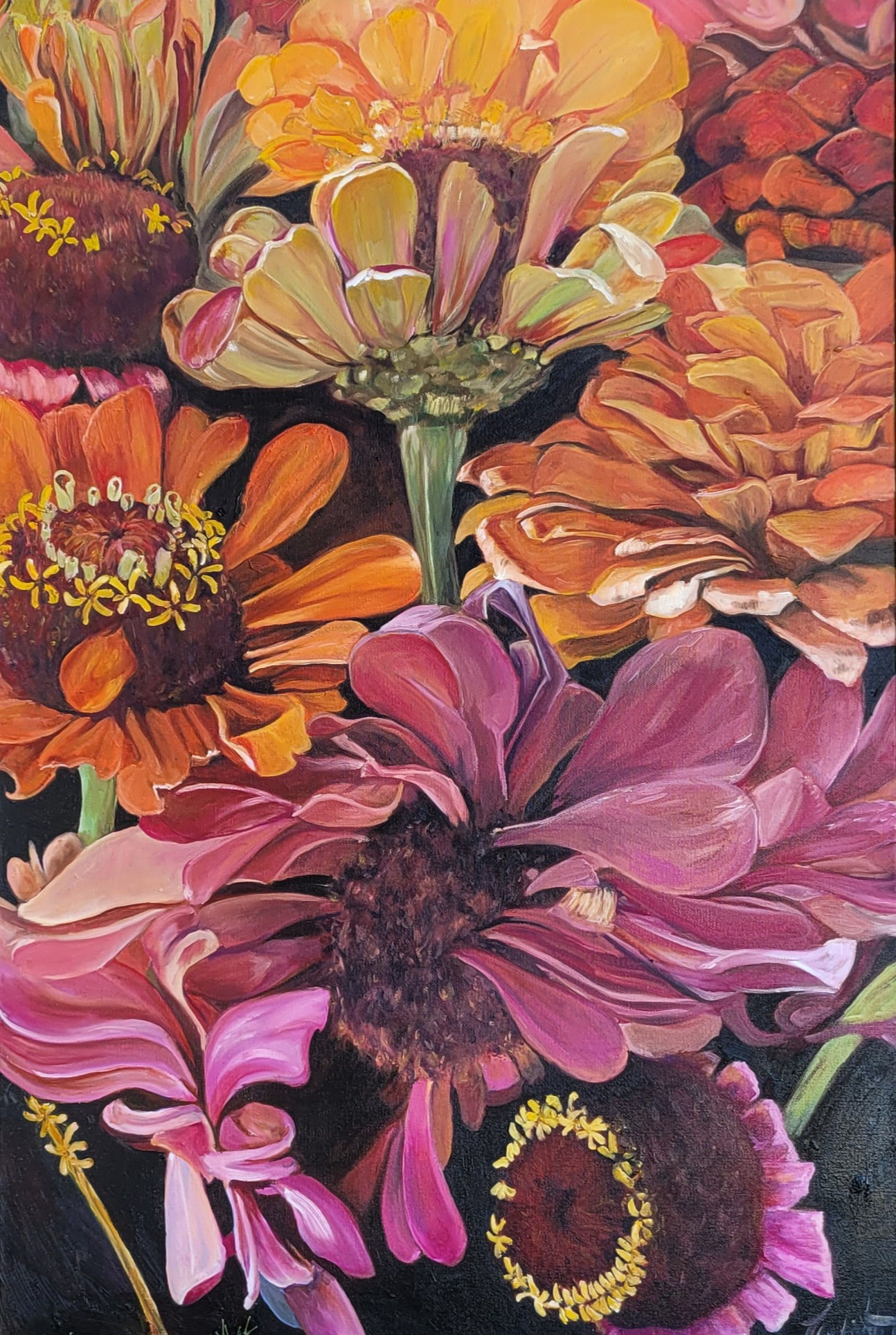 ZINNIAS Sold