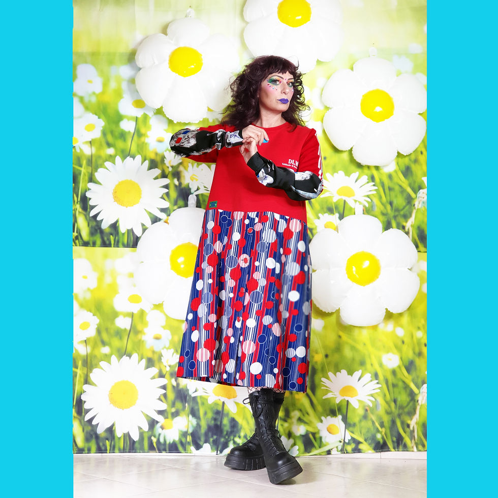 Miniature : Robe Rouge Blanc Bleu