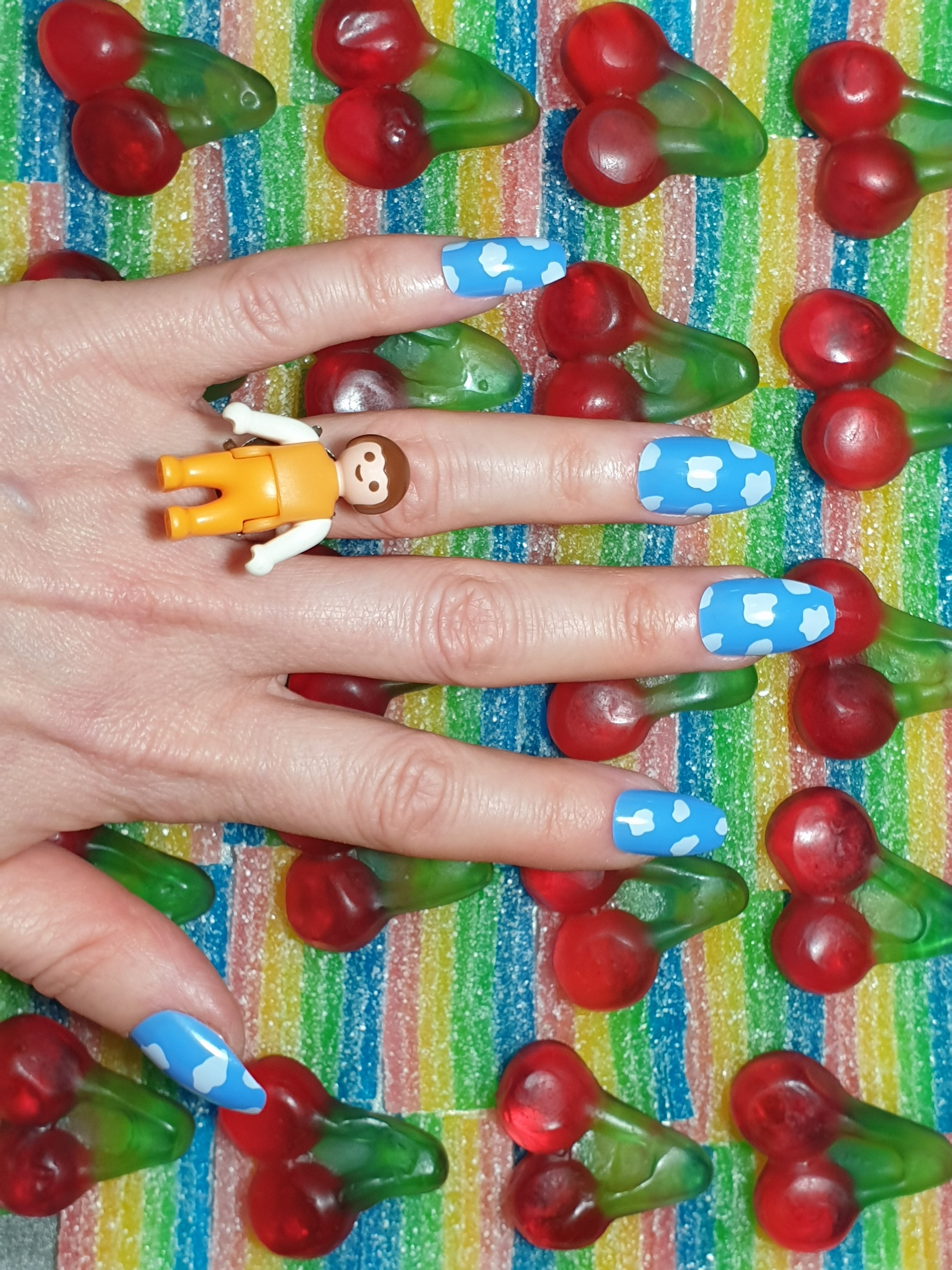 Bague bébé Playmobil orange