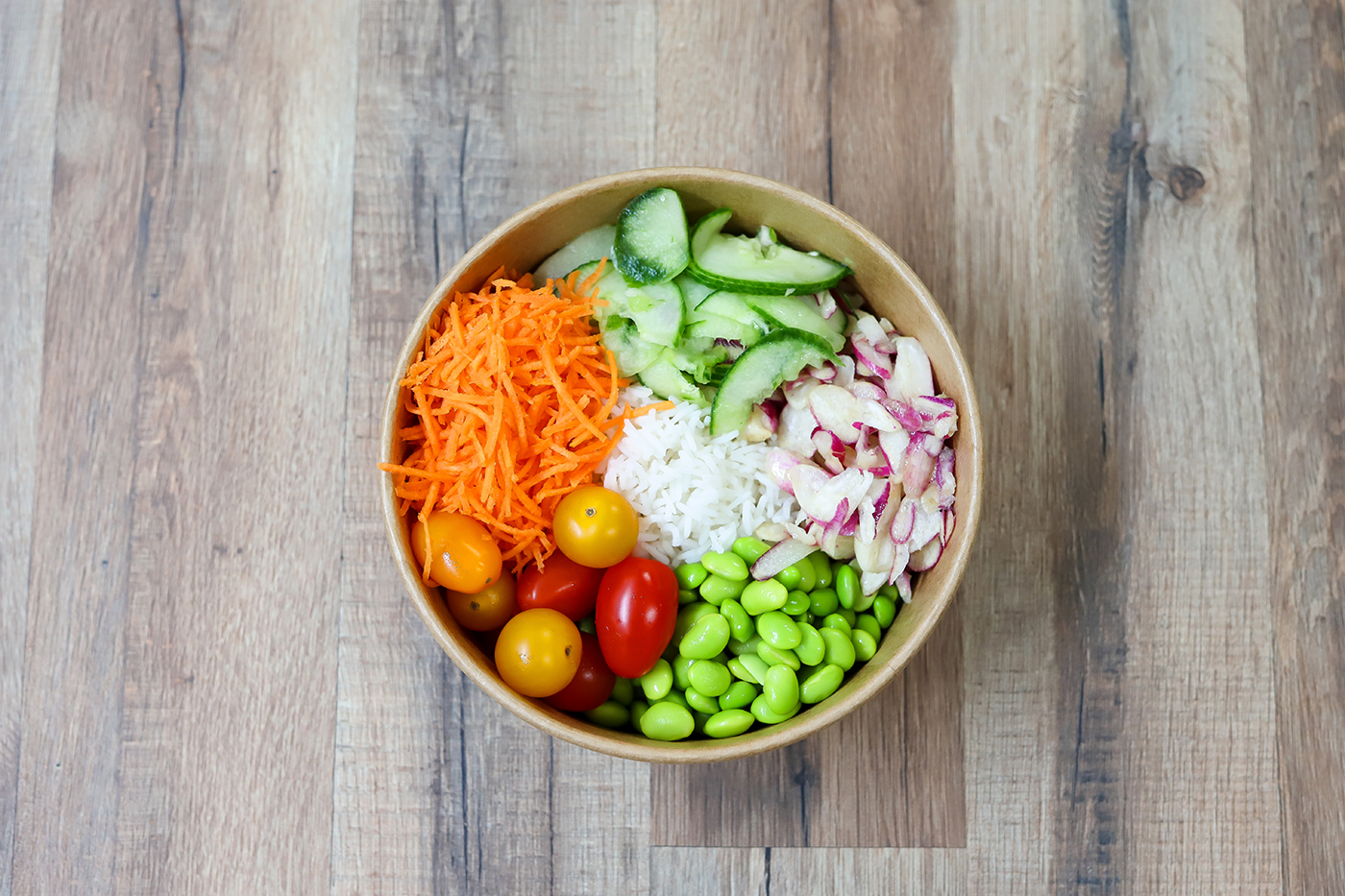 Arranged Food and Objects