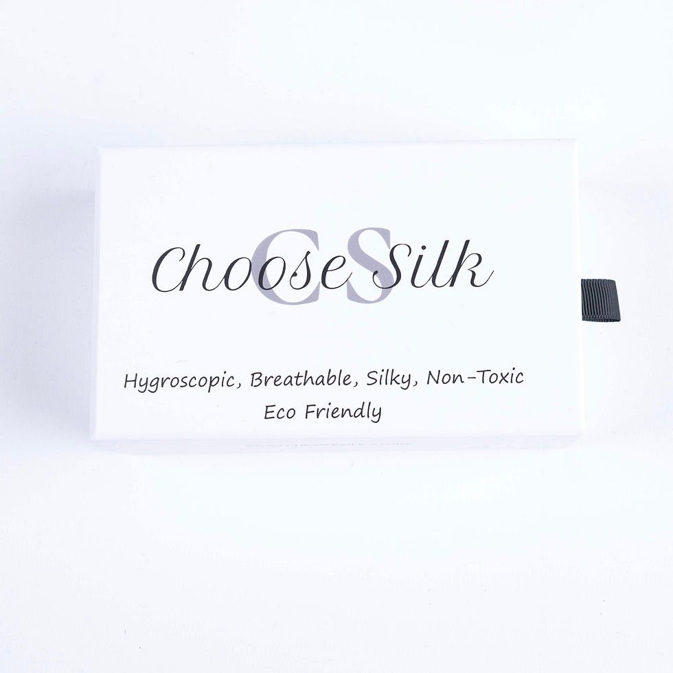 Thumbnail: Luxury Silk Scrunchies Gift Set -White