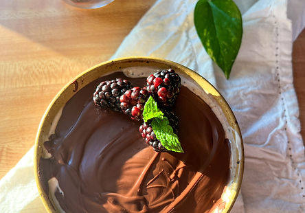 Hard chocolate shell overnight oats