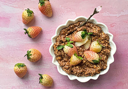 Chai spiced chocolate oats