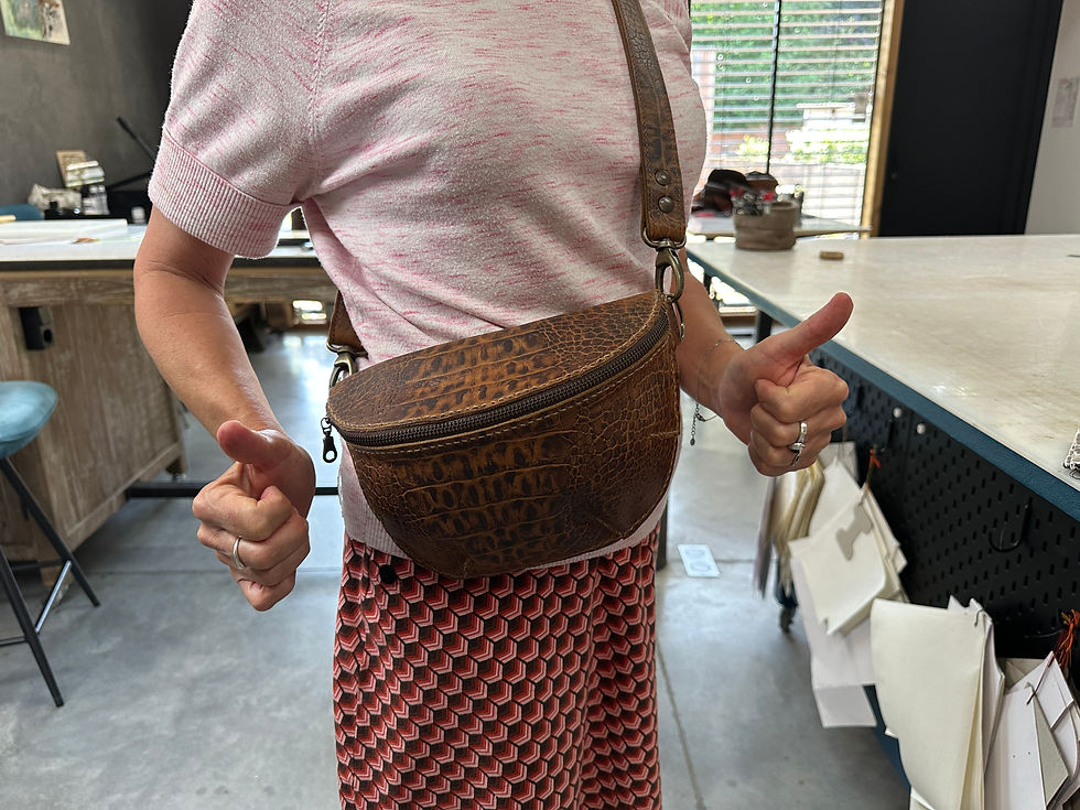 Workshop tas maken, heuptas