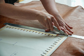 Resultaat van een workshop tote bag maken, workshop tas maken, plooitas, origami tas