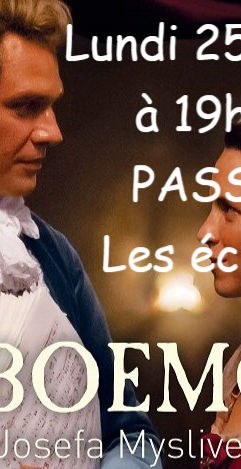 IL BOEMO le lundi 25 mars à 19h10 au cinéma PASSrL Les écrans présenté par Aline Rambert