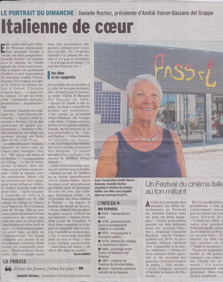 BASSANO Article DL D.Rochez Italienne de