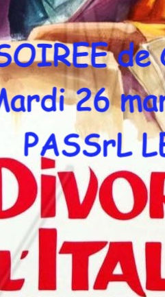 SOIREE de CLOTURE
le mardi 26 mars à 19h00
cinéma PASSrL LE MAIL
animation musicale
film patrimoine
buffet