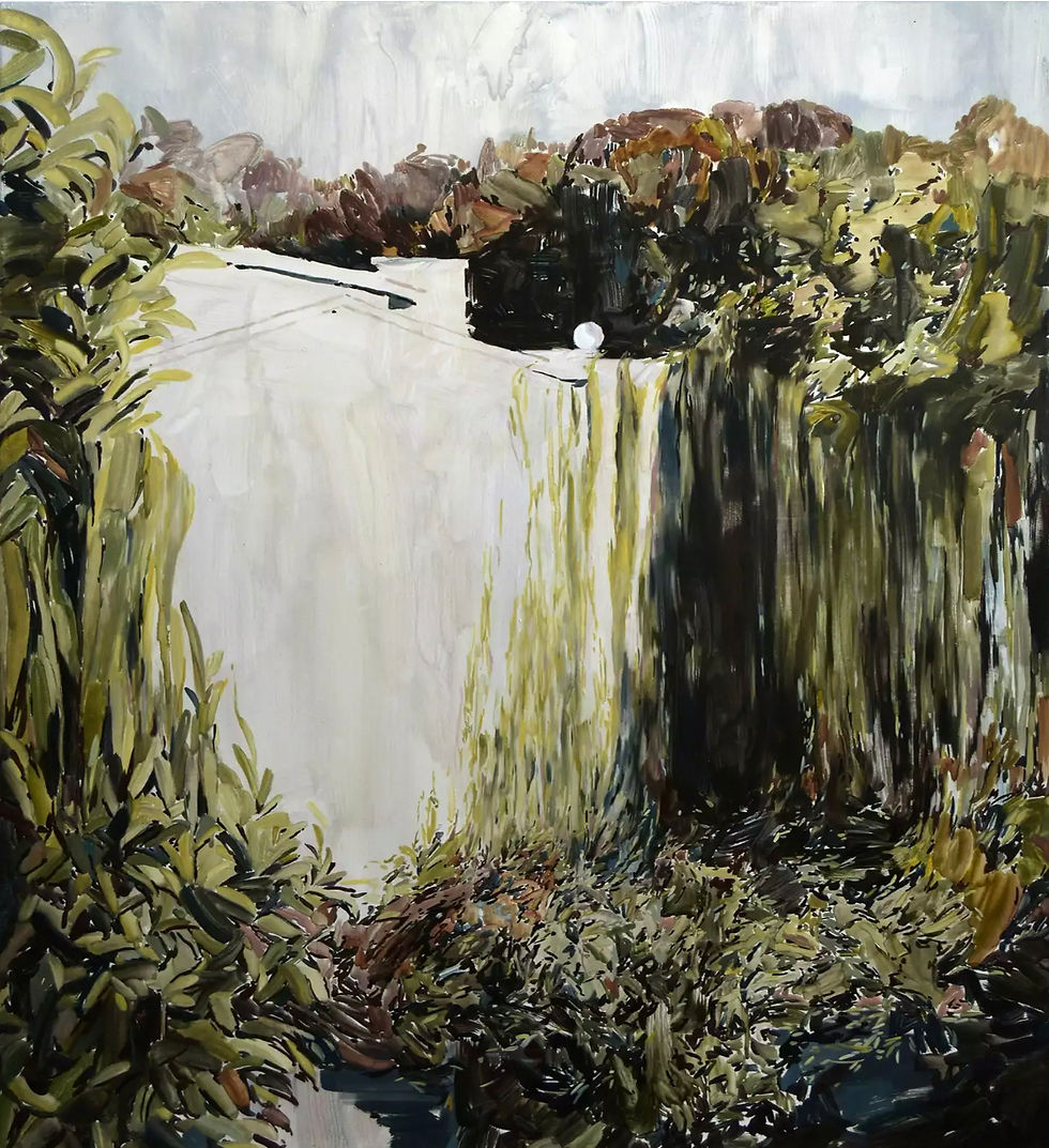 A sense of spaciousness, 2017, oil on board, Heidi Fourie