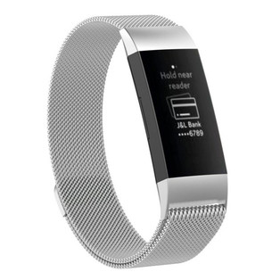 Stainless Steel Fitbit Charge 3 & 4 Replacement Band