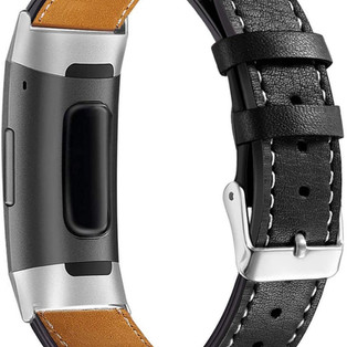 Leather Fitbit Charge 3 & 4 Replacement Band