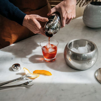 Sambonet parisienne cocktail shaker from their Sphera Collection