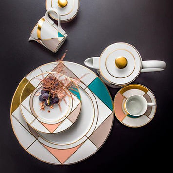 JL Coquet Tableware from their Quartet Collection
