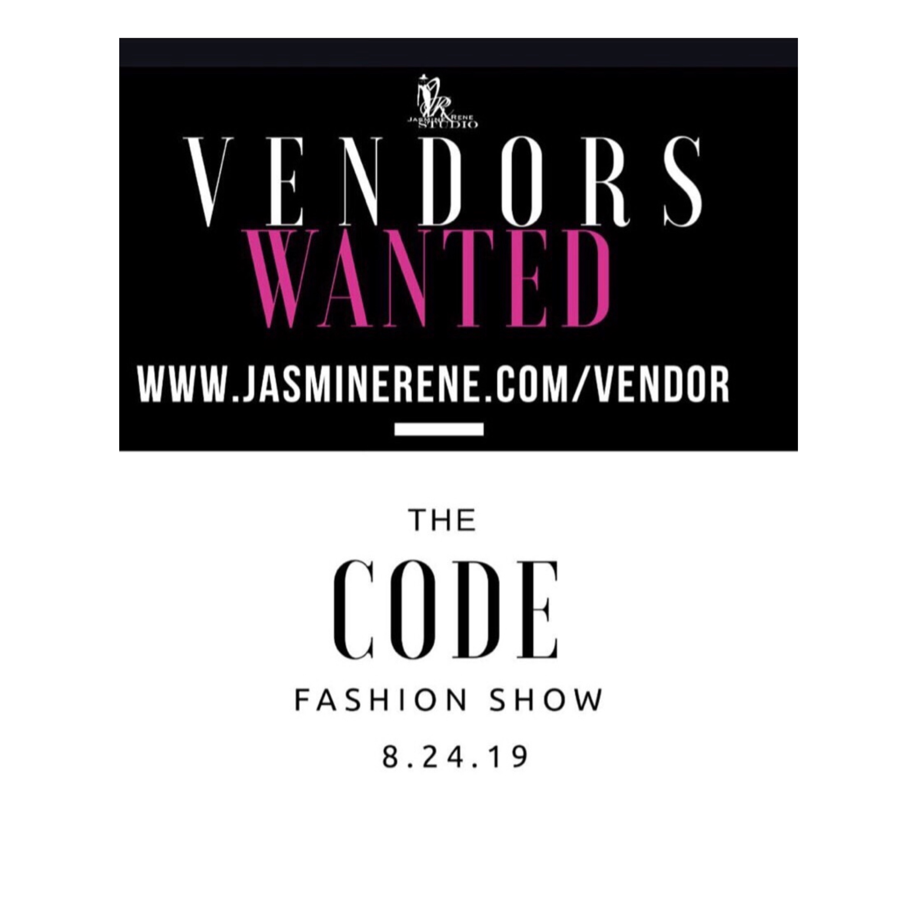 The Code Fashion Show Vendor Table