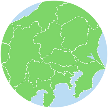   関東の地図