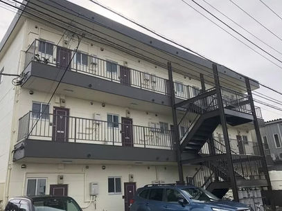 アパートの外壁塗装工事