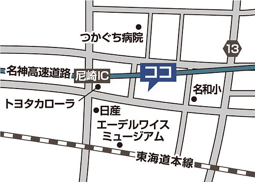 ぺんぎんモータースの近隣地図