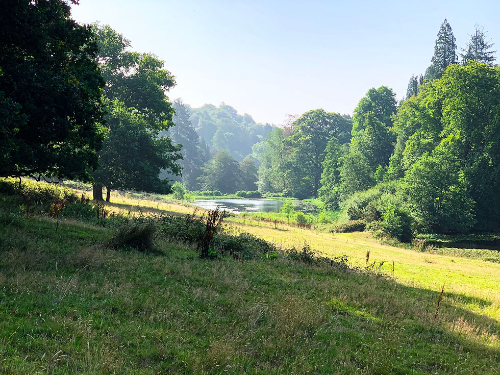 The small lake at Stourhead