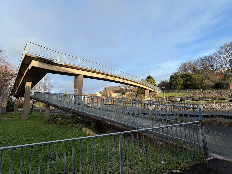 The doomed Wyndham Road Bridge