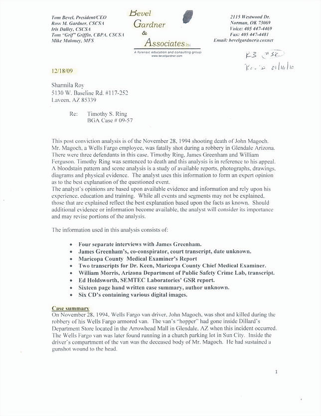 Forensic expert Tom Bevel 2009 page 1_00