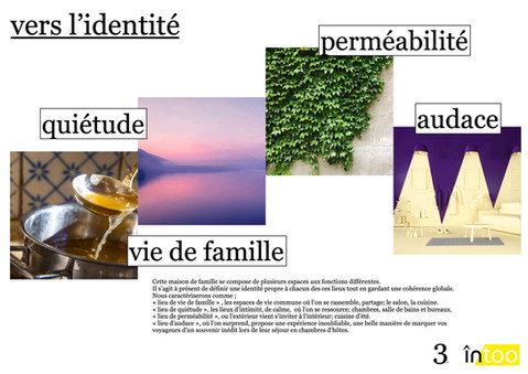 4 espaces avec 4 identités pour la nouvelle rénovation