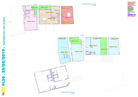 plan de peinture des plafonds