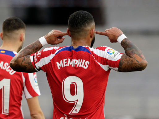 Memphis salva al Atlético de Madrid 'in extremis'