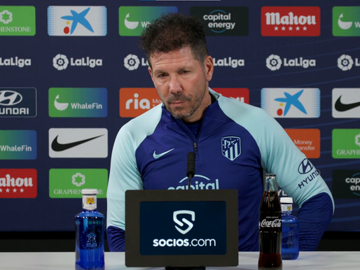 Simeone: "Es normal la crítica, pero hay que seguir trabajando. Tengo las ideas claras"