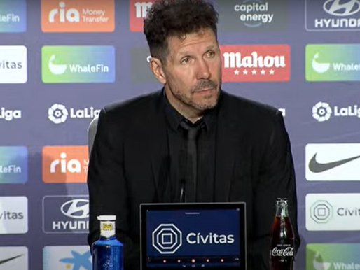 Simeone: “Me duele que en casa nos cueste tanto”