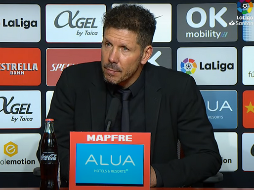 Simeone: "Los cambios mejoraron al equipo, pero no alcanzó"