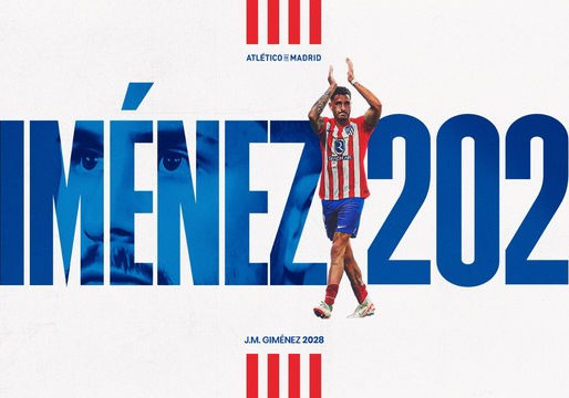 Josema Giménez tras su renovación con el Atleti hasta 2028: "Estos colores, para mí, son todo"