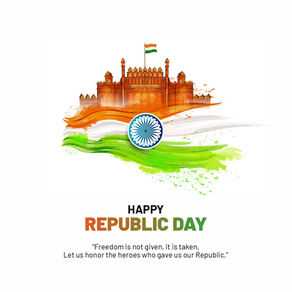 Republic Day Poster Design for Printing & Social Media (CDR File)26 January Republic Day Poster Design – Free Editable CDR File Download