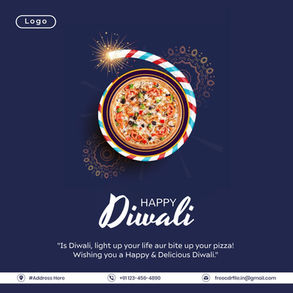 Diwali Post Design CDR File Free Download (Restaurant, Cafe Special) | Diwali Offer Post Design CDR Free Download | Happy Diwali Food Post Template Free CDR Download