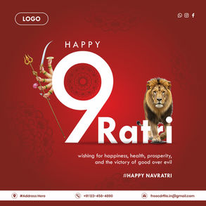 Free cdr file Navratri | Happy Navratri Creative Design | Happy Navratri Social Media Post Design Ideas | Navratri cdr file free Download