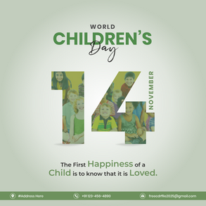 Children’s Day Free CDR File – 14 November | Fully Editable Design | World Children’s Day Free CDR File Download | Fully Editable 14 November Design | Children’s Day 14 November CDR File
