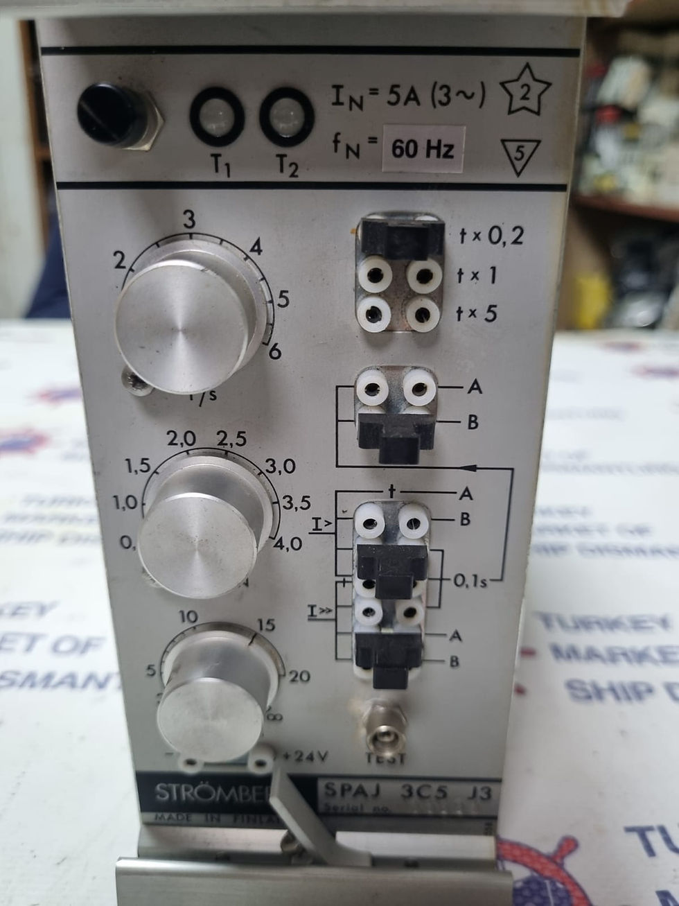 Thumbnail: Stromberg/ABB Spaj 3C5 J3 Time Relay 5A 50Hz