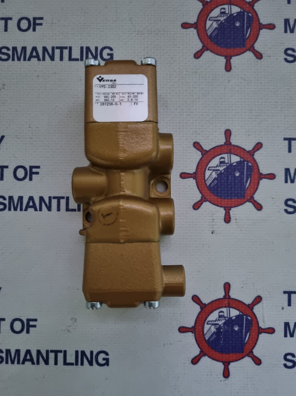 VERSA VPS-3302 BRASS PNEUMATIC DIRECTIONAL CONTROL VALVE VALVE