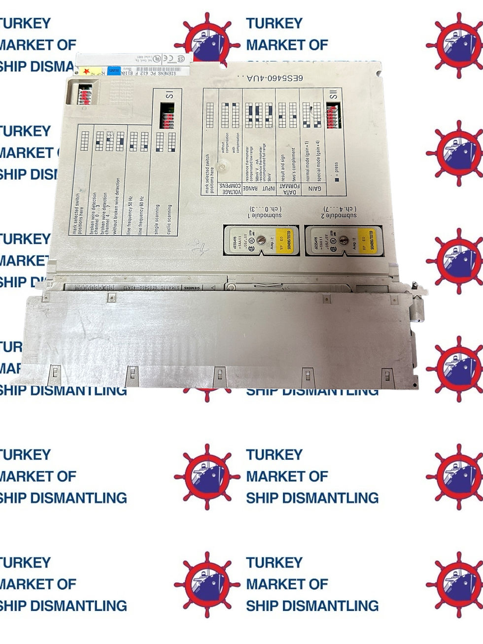Thumbnail: SIEMENS 6ES5 460-4UA13 / 6ES5460-4UA13, SIMATIC S5 460, analog input : 3