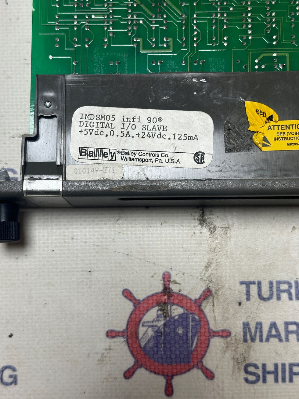 Küçük resim: Bailey IMDSM05 infi 90 Digital I/O Module