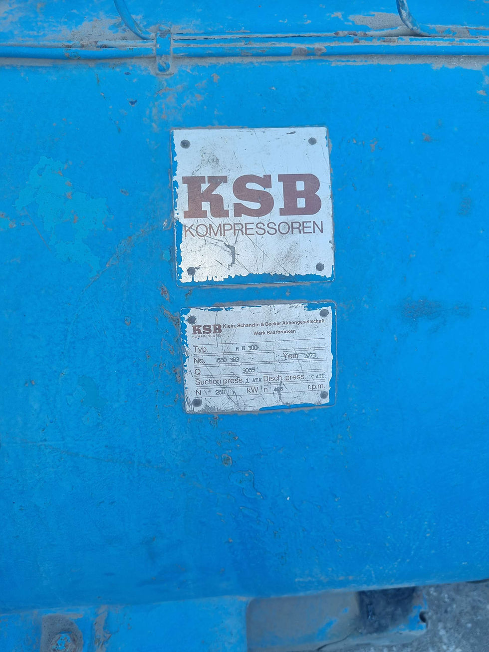 Thumbnail: KSB RH 300 BLOWER VAKUM POMPASI