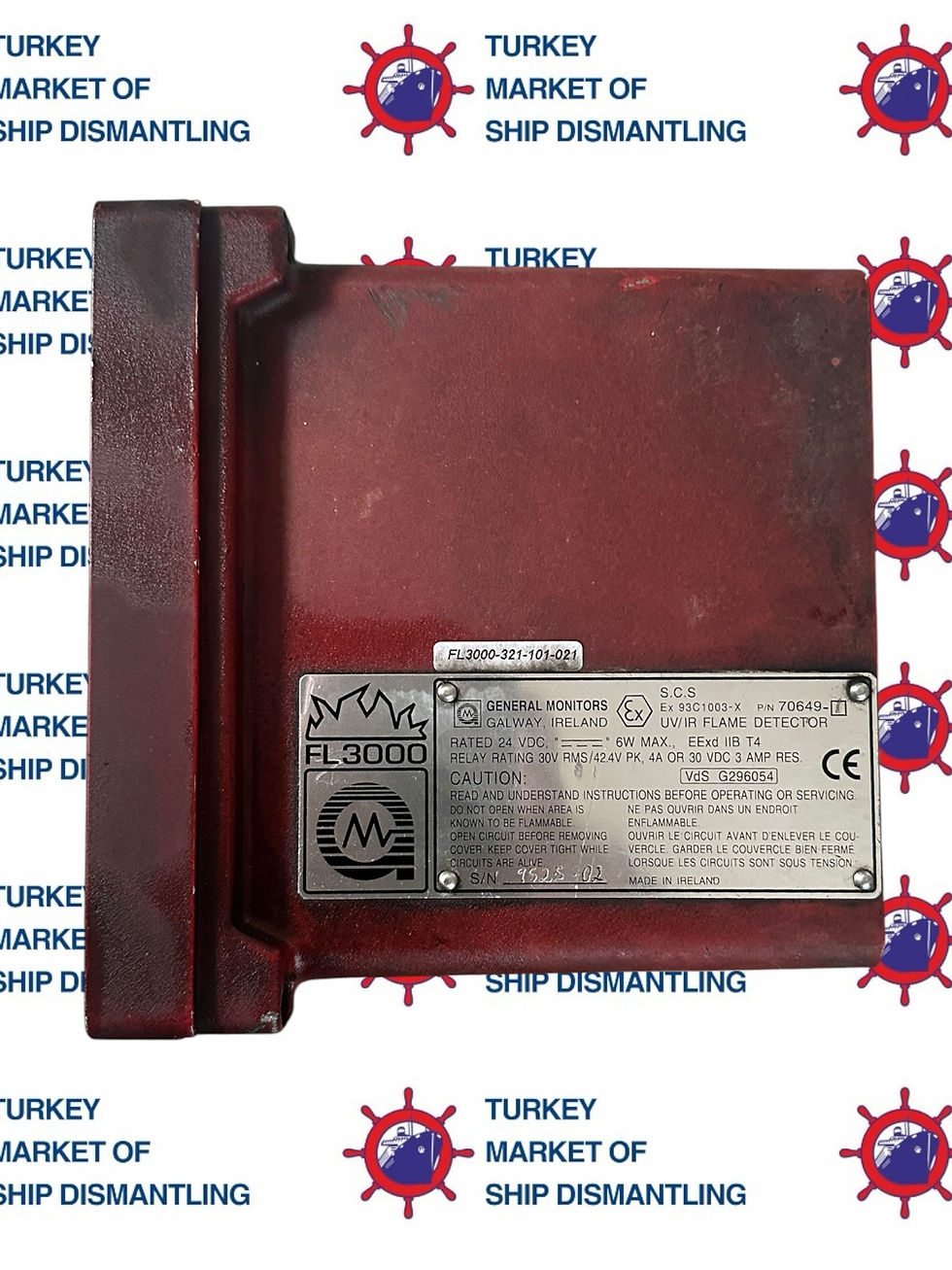 Thumbnail: FL3000-325-100-021 Flame Safety Accessory by GENERAL MONITORS INC