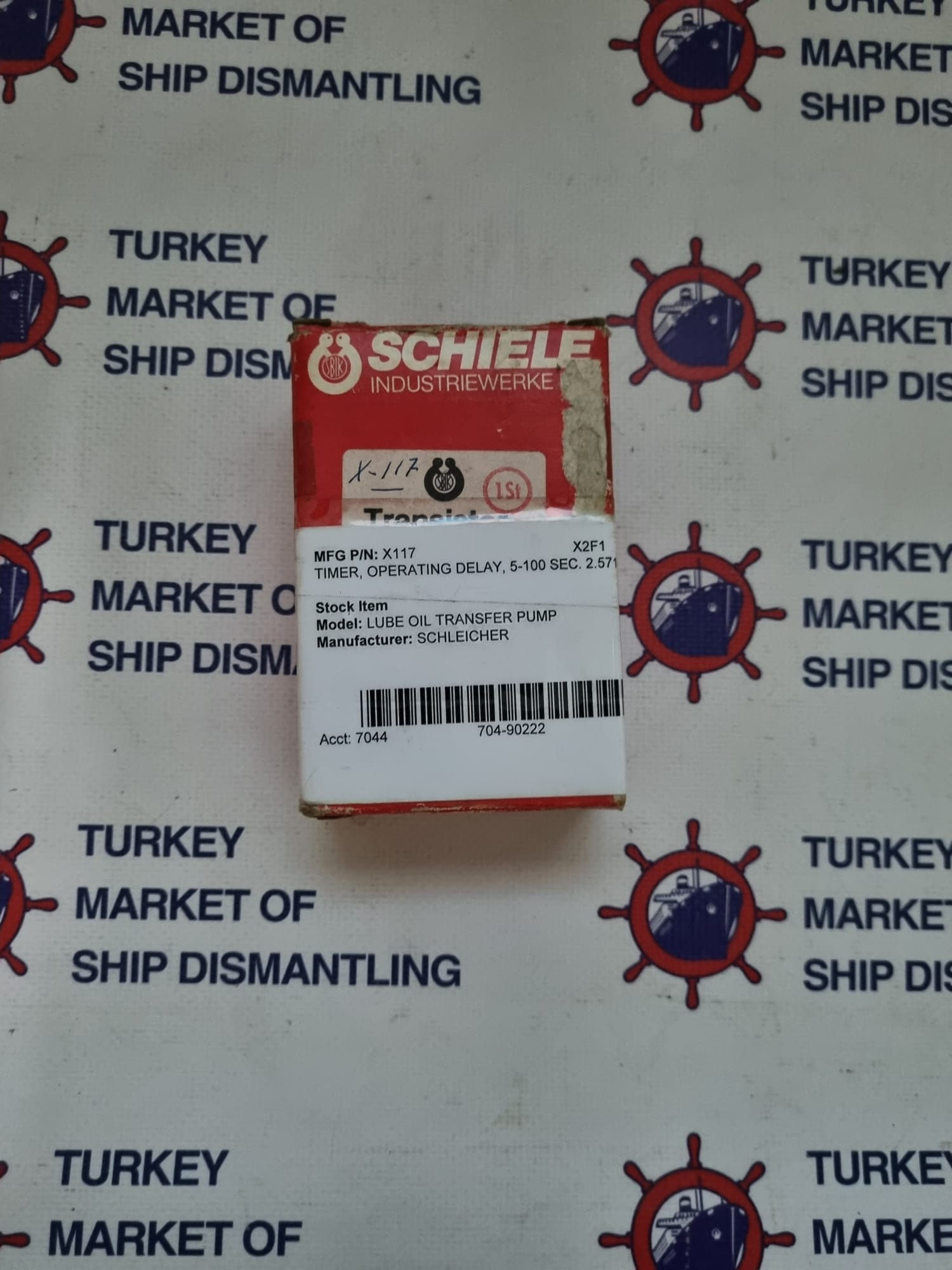 SCHIELE ARN 2.409.550.02 TIMER RELAY VDE 0435 VDE 0110 * NEW NO BOX *