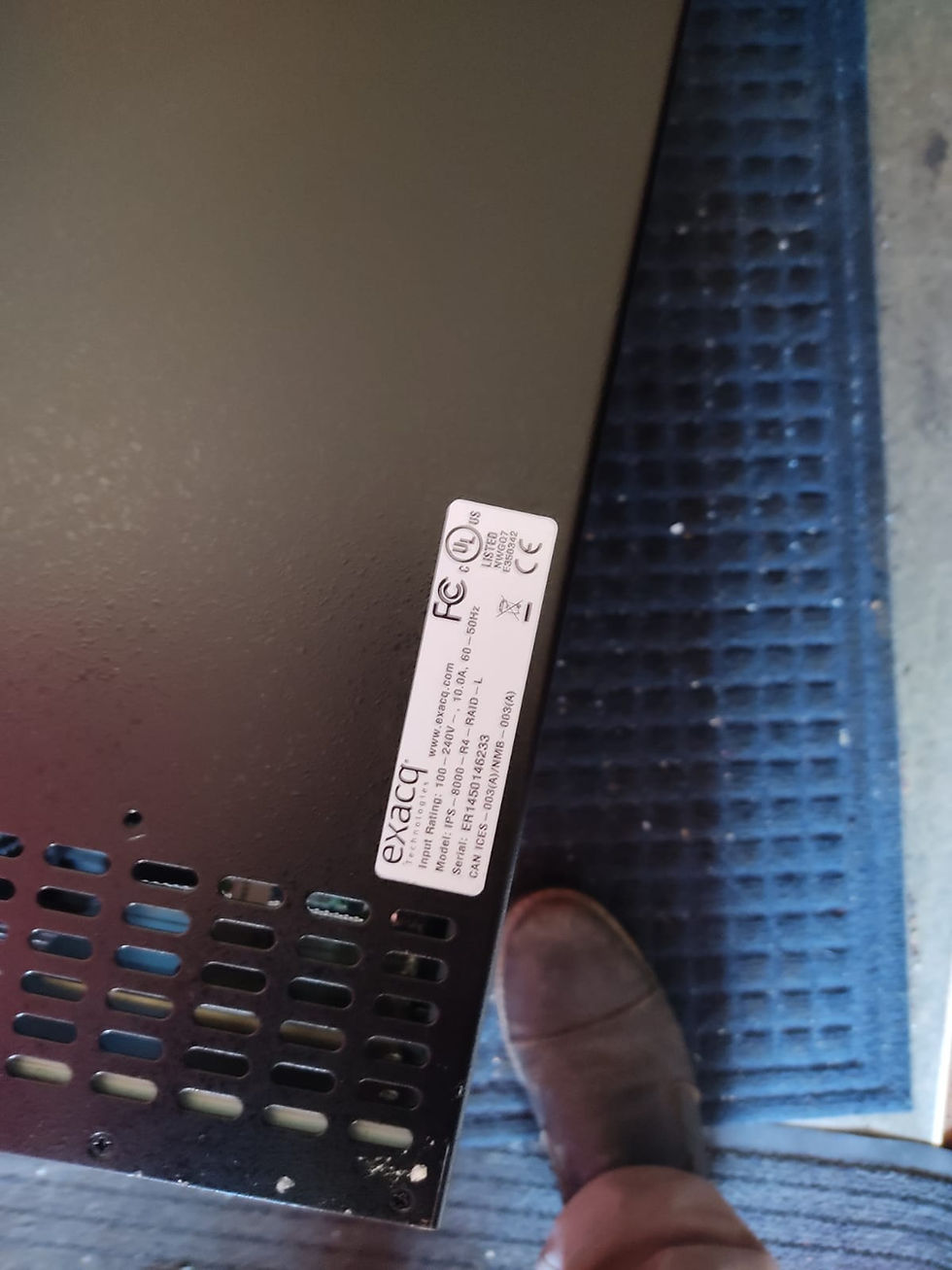 Thumbnail: EXACQ IPS-8000-R4 IP CAMERA SERVER