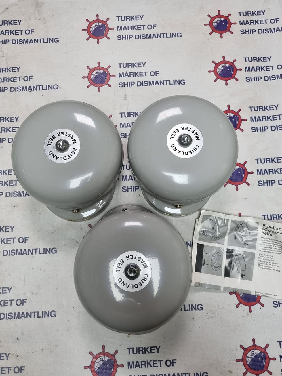 Küçük resim: FRIEDLAND 56-024 MASTERBELL GREY 6 INCH SECURITY BELL 24V AC