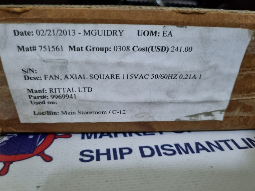Küçük resim: RITTAL 994941Axial Fan,, 10 1/4 in Width, 1 3/4 in Depth, 115V AC