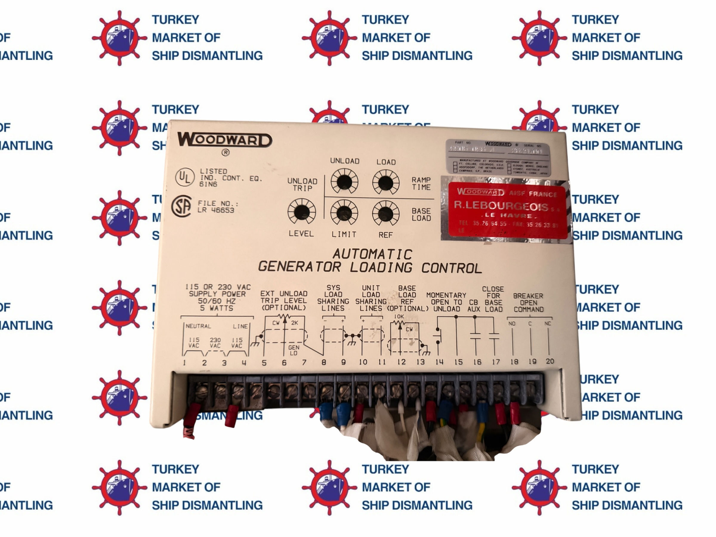 WOODWARD Automatic Generator Loading Control 9905-096 Rev J